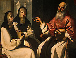 St. Jerome and Ss. Paula and Eustochium