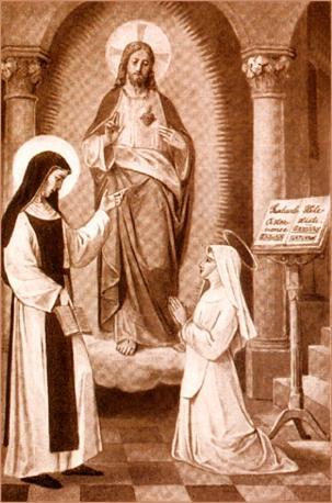 St. Mechtilde instructing St. Gertrude