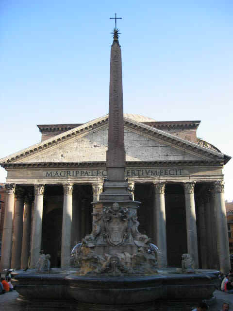 The Pantheon in Rome - Dedicated as the Church of St. Mary of the Martyrs