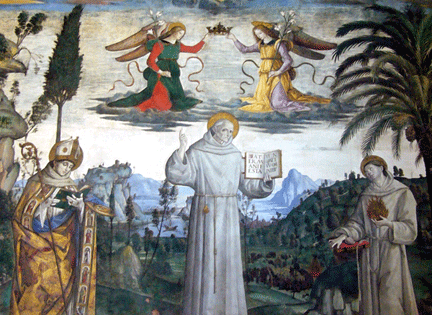 St. Bernardine with St. Bonaventure and St. John Capistrano