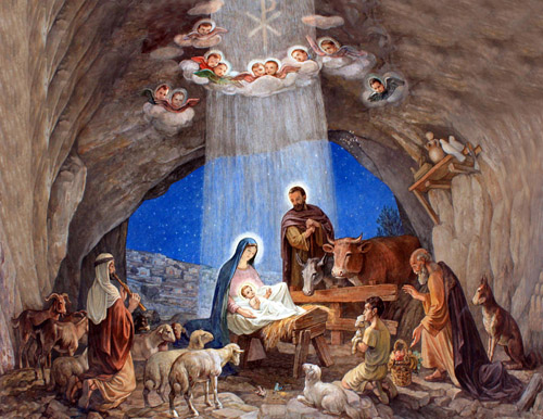 Mural in the Shepherds' Cave