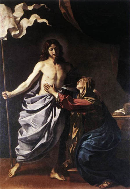 Jesus appears to Mary