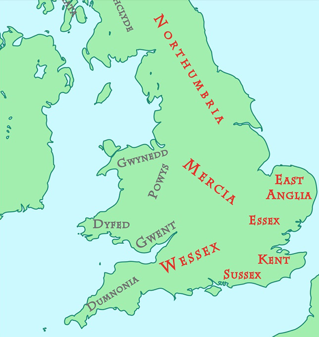 7th Century Anglo-Saxon Kingdoms